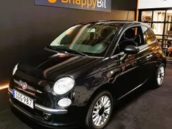Svart Begagnad 2015 Fiat 500 Lounge Halvkombi | 62 900 kr (Marknadspris)