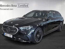 Svart Begagnad 2024 Mercedes E300 Premium Plus Kombi | 789 000 kr