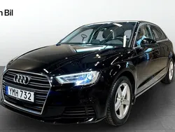 Svart Begagnad 2018 Audi A3 Sportback Proline Halvkombi | 184 900 kr (Marknadspris)
