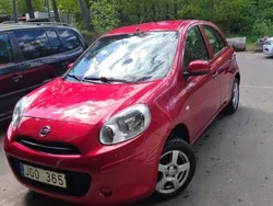 Röd Begagnad 2013 Nissan Micra Halvkombi | 69 000 kr (Marknadspris)