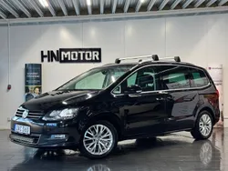 Svart Begagnad 2017 VW Sharan GT Minibuss | 239 900 kr (Marknadspris)