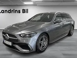 Grå Begagnad 2024 Mercedes C220 AMG Line Premium Kombi | 549 900 kr (Dyr)