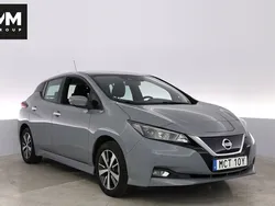 Ljusgrå (grå) Begagnad 2021 Nissan Leaf Acenta Halvkombi | 164 800 kr (Marknadspris)