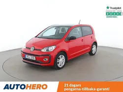 Röd Begagnad 2017 VW up! Highline Halvkombi | 109 000 kr (Marknadspris)