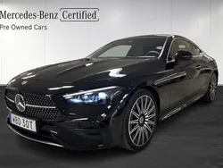 Svart Begagnad 2024 Mercedes CLE300 AMG Sportkupé | 629 900 kr (Marknadspris)