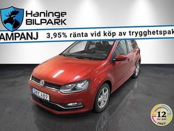 Röd Begagnad 2015 VW Polo Halvkombi | 89 995 kr (Marknadspris)