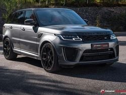 Grå (corris grey metallic) Begagnad 2019 Land Rover Range Rover Sport SVR SUV | 849 400 kr (Marknadspris)