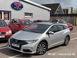 Silver Begagnad 2014 Honda Civic Sport Kombi | 59 900 kr (Superpris)