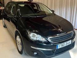 Svart Begagnad 2014 Peugeot 308 Active Halvkombi | 104 900 kr (Marknadspris)