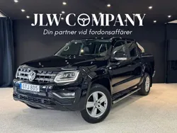 Svart Begagnad 2018 VW Amarok Highline Pickup | 229 000 kr (Marknadspris)