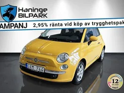 Gul Begagnad 2012 Fiat 500 Lounge Halvkombi | 49 900 kr (Marknadspris)