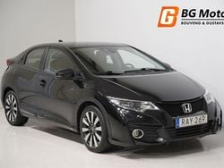 Svart Begagnad 2015 Honda Civic Sport Halvkombi | 119 500 kr (Marknadspris)