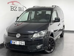 Svart Begagnad 2013 VW Caddy Maxi Life Life Minibuss | 159 900 kr (Dyr)
