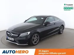 Svart Begagnad 2016 Mercedes C200 AMG line Sportkupé | 219 000 kr (Marknadspris)