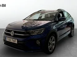 Blå (reef blue metallic) Begagnad 2022 VW Taigo IQ Drive SUV | 249 900 kr (Marknadspris)