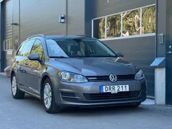 Grå Begagnad 2015 VW Golf VII Kombi | 95 900 kr (Marknadspris)