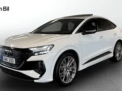 Vit Begagnad 2024 Audi Q4 Sportback e-tron S-Line SUV | 719 900 kr