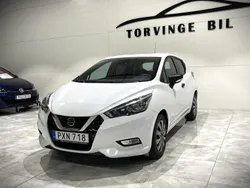 Vit Begagnad 2017 Nissan Micra Halvkombi | 89 000 kr (Marknadspris)