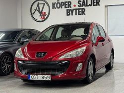 Röd Begagnad 2008 Peugeot 308 Halvkombi | 34 900 kr (Marknadspris)