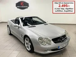Silver Begagnad 2003 Mercedes SL500 Cab | 189 000 kr