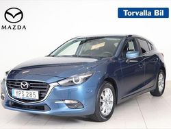 Blå Begagnad 2018 Mazda 3 Vision Halvkombi | 168 900 kr (Marknadspris)