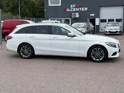 Vit Begagnad 2018 Mercedes C180 Avantgarde Kombi | 209 000 kr (Bra pris)