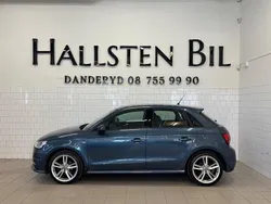 Blå Begagnad 2017 Audi A1 Sportback S-Line Halvkombi | 164 900 kr (Marknadspris)
