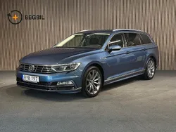 Blå Begagnad 2018 VW Passat Kombi | 239 400 kr (Marknadspris)