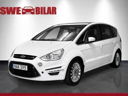 Vit Begagnad 2013 Ford S-MAX Business Edition Minibuss | 89 900 kr (Marknadspris)