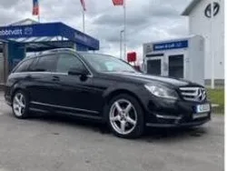 Svart Begagnad 2013 Mercedes C220 AMG Kombi | 100 000 kr (Marknadspris)