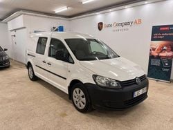 Vit Begagnad 2012 VW Caddy Maxi Minibuss | 69 900 kr (Marknadspris)