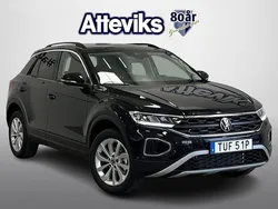 Svart Ny 2025 VW T-Roc Life SUV | 380 000 kr (Lite dyr)