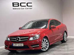 Ljusröd Begagnad 2011 Mercedes C220 AMG Sportkupé | 119 900 kr (Marknadspris)