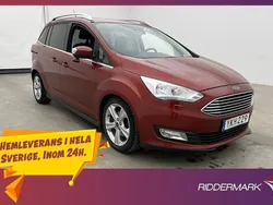 Röd Begagnad 2017 Ford C-MAX Titanium Minibuss | 169 800 kr (Dyr)