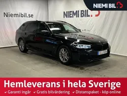 Svart Begagnad 2023 BMW 520 M Sport Kombi | 439 900 kr (Marknadspris)