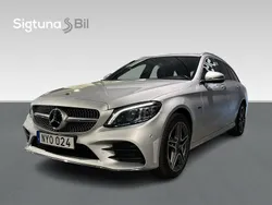 Silver Begagnad 2020 Mercedes C300e AMG line Kombi | 324 900 kr (Marknadspris)