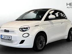 Vit (white) Begagnad 2022 Fiat 500e Icon Halvkombi | 209 900 kr (Lite dyr)
