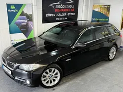 Svart Begagnad 2014 BMW 520 Kombi | 99 900 kr (Superpris)
