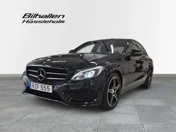 Svart Begagnad 2015 Mercedes C220 AMG line Sedan | 244 900 kr (Dyr)