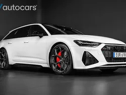 Vit Begagnad 2023 Audi RS6 Performance Kombi | 1 398 750 kr (Dyr)