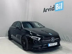 Svart Begagnad 2018 Mercedes A180 AMG Halvkombi | 248 900 kr (Lite dyr)