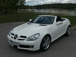 Vit Begagnad 2010 Mercedes SLK200 Cab | 148 000 kr (Dyr)