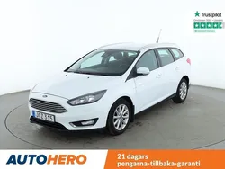 Vit Begagnad 2016 Ford Focus Titanium Kombi | 99 000 kr (Marknadspris)