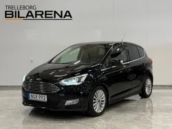 Svart Begagnad 2016 Ford C-MAX Titanium Minibuss | 114 900 kr