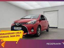 Röd Begagnad 2016 Toyota Yaris Active Halvkombi | 139 800 kr (Marknadspris)