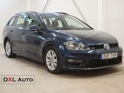 Mörkblå (blå) Begagnad 2015 VW Golf VII R-line Kombi | 114 900 kr (Marknadspris)