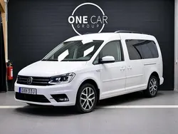 Vit Begagnad 2019 VW Caddy Maxi Life Life Minibuss | 318 900 kr (Marknadspris)