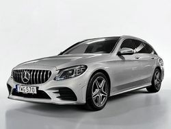 Silver Begagnad 2018 Mercedes C220 AMG Kombi | 299 900 kr (Dyr)