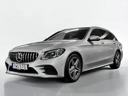 Silver Begagnad 2018 Mercedes C220 AMG Kombi | 299 900 kr (Dyr)