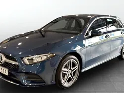 Blå (blue) Begagnad 2021 Mercedes A250 AMG Halvkombi | 364 900 kr (Dyr)